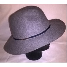 Miss Selfridge Mujer&apos;s Gray 100% Wool Fedora Hat  eb-54586226